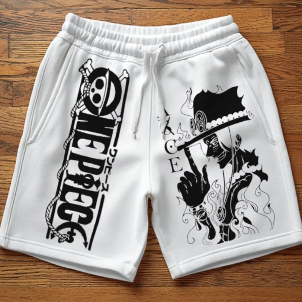 Short One Piece Luffy Zoro respirant