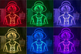 Lampe 3D One Piece - Luffy #2