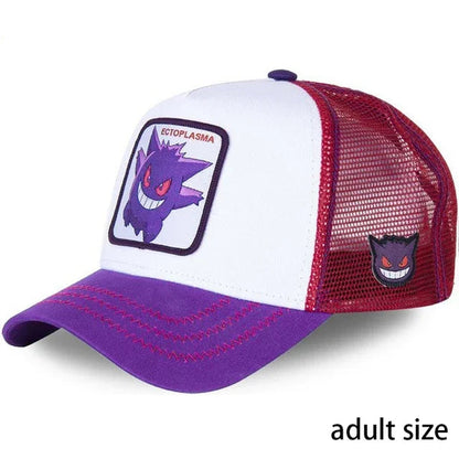 Casquette Pikachu Pokémon réglable flanelle unisexe