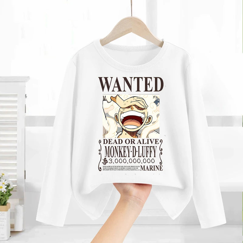 T-shirt One Piece manches longues enfant anime