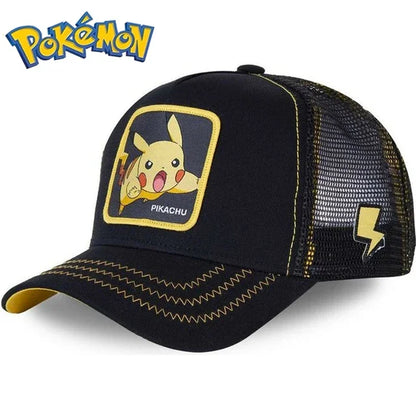 Casquette Pikachu Pokémon réglable flanelle unisexe