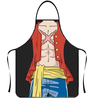 Tablier One Piece Luffy cuisine unisexe imprimé