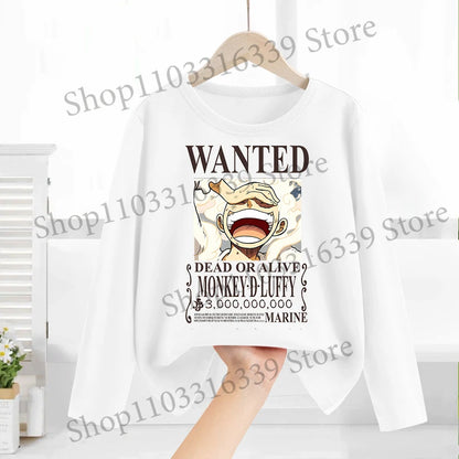 T-shirt One Piece manches longues enfant anime