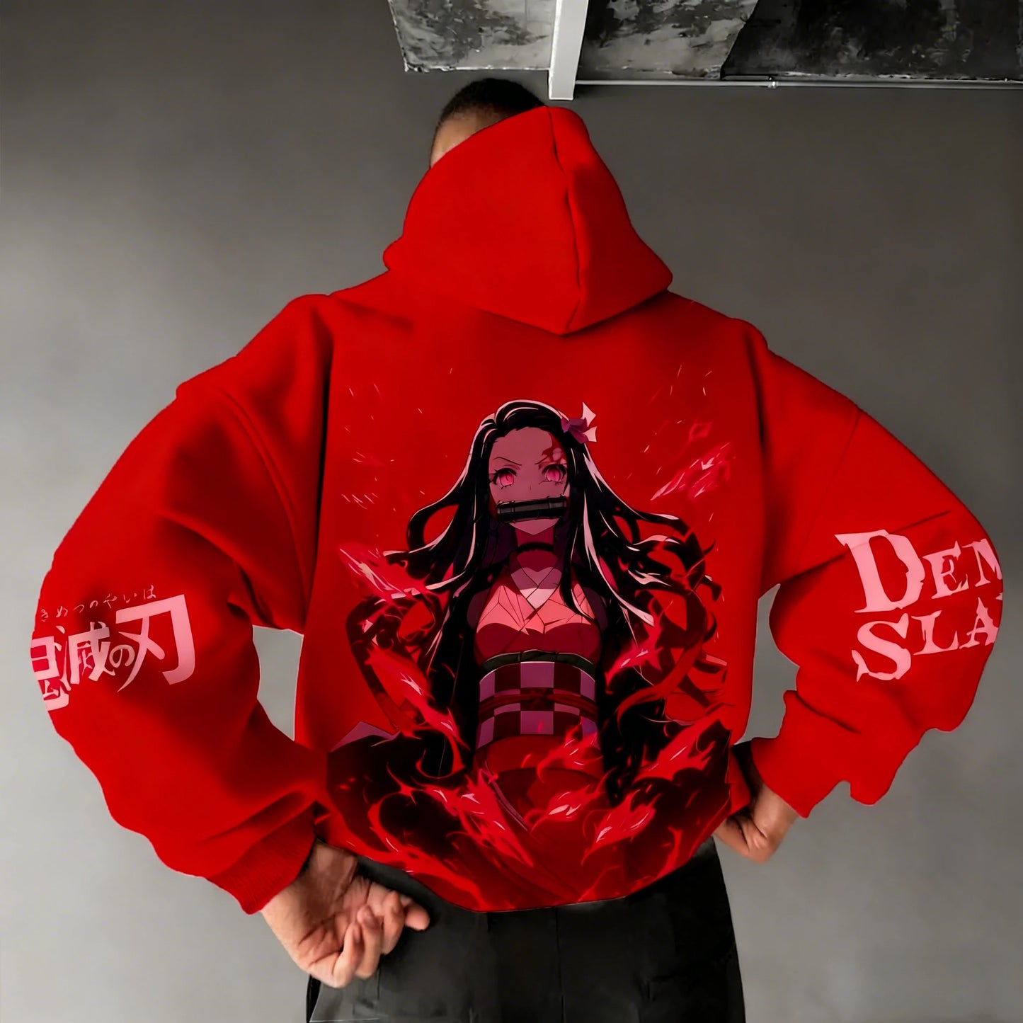 Sweat Demon Slayer Nezuko capuche