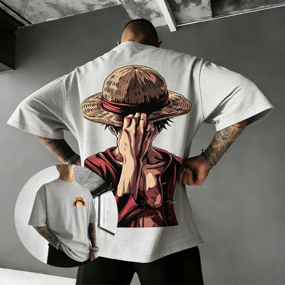 One Piece Luffy Oversized Anime T-Shirt
