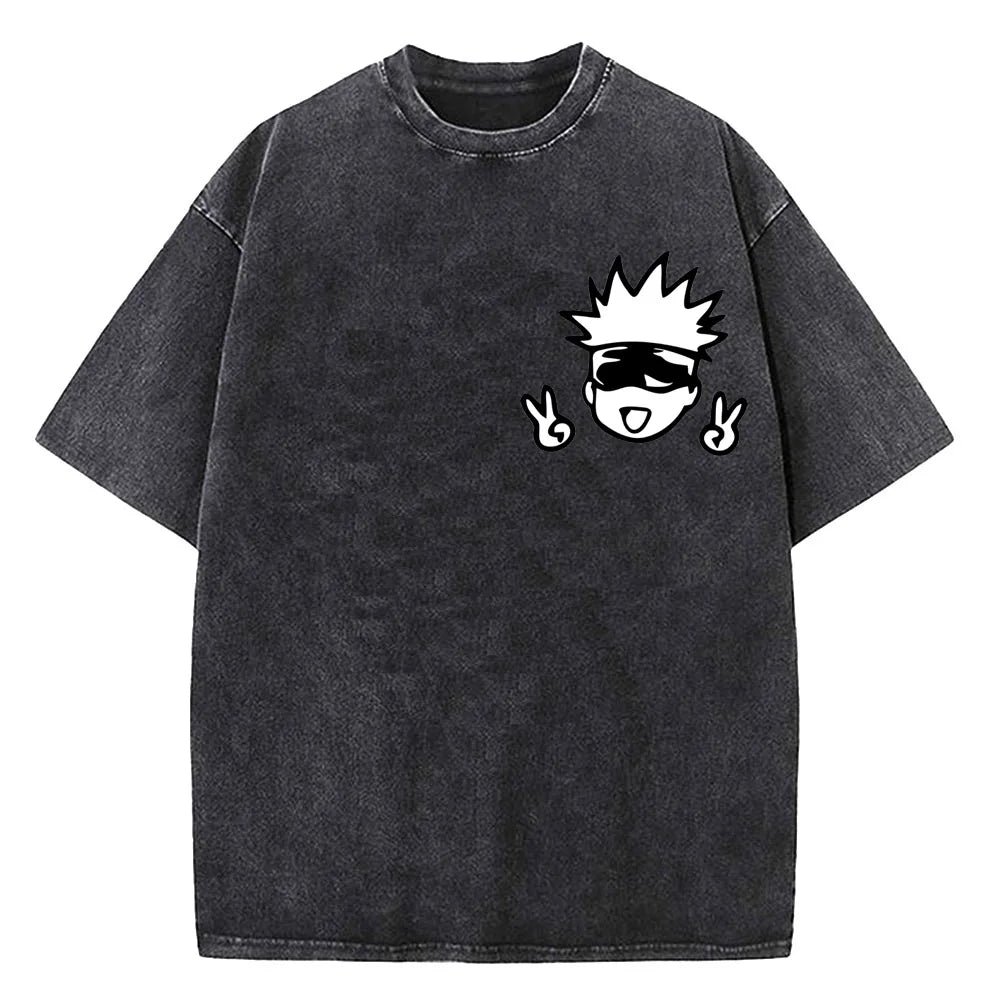 T-shirt Gojo Jujutsu Kaisen coton