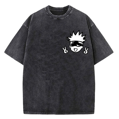 T-shirt Gojo Jujutsu Kaisen coton