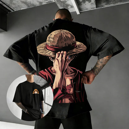One Piece Luffy Oversized Anime T-Shirt