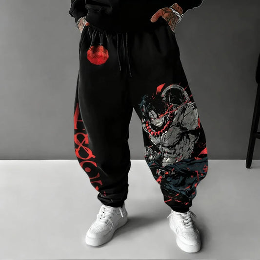 One Piece Ace Anime Sweatpants