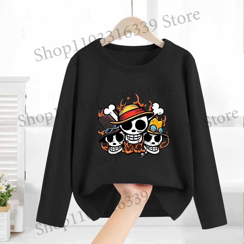 T-shirt One Piece manches longues enfant anime