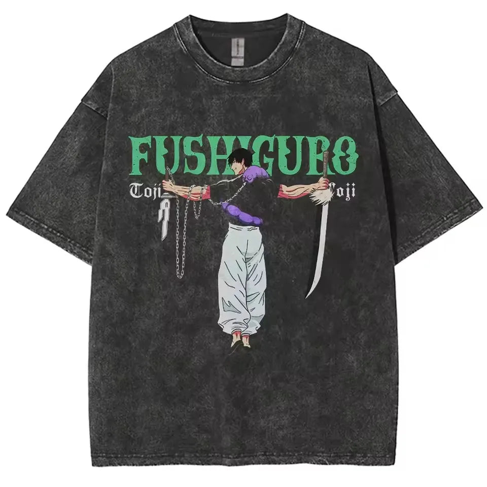 T-shirt Gojo Jujutsu Kaisen coton