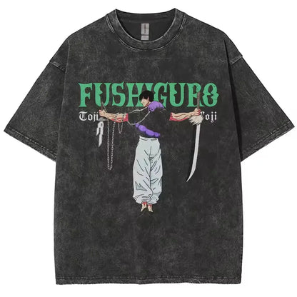 T-shirt Gojo Jujutsu Kaisen coton