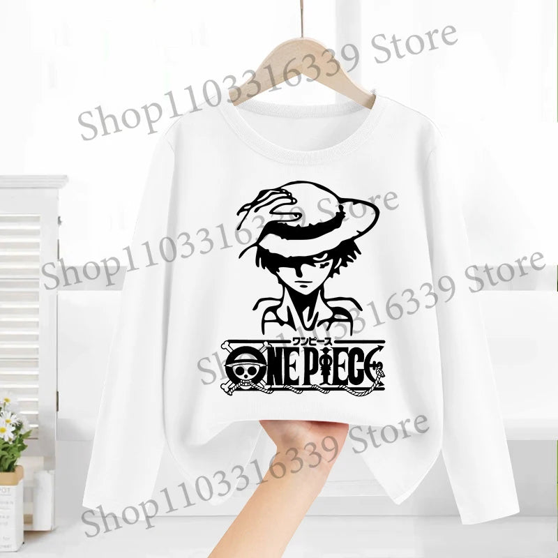 T-shirt One Piece manches longues enfant anime