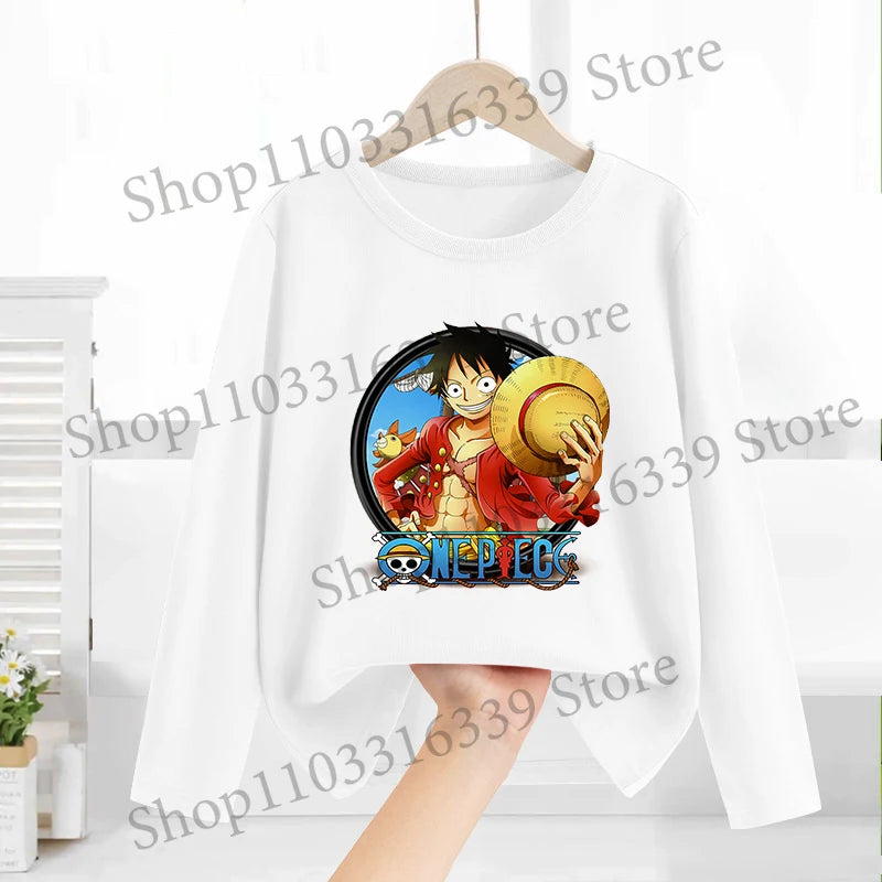 T-shirt One Piece manches longues enfant anime
