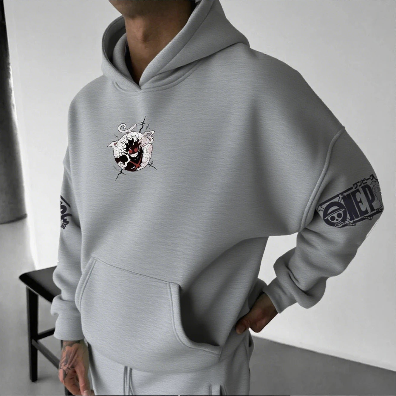 Sweat Luffy Gear 5 Nika coton