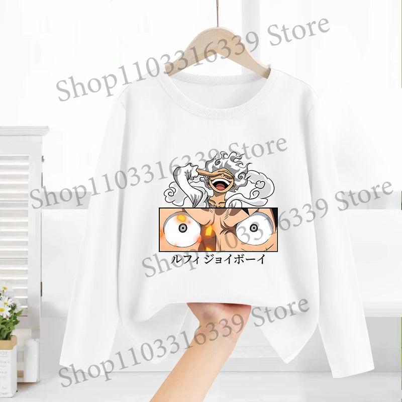 T-shirt One Piece manches longues enfant anime
