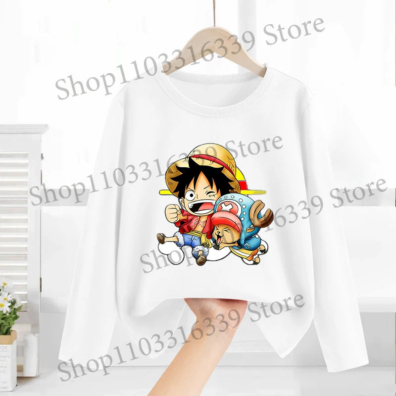 T-shirt One Piece manches longues enfant anime