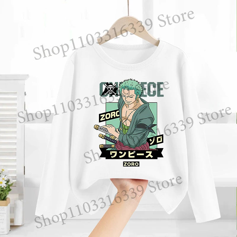 T-shirt One Piece manches longues enfant anime