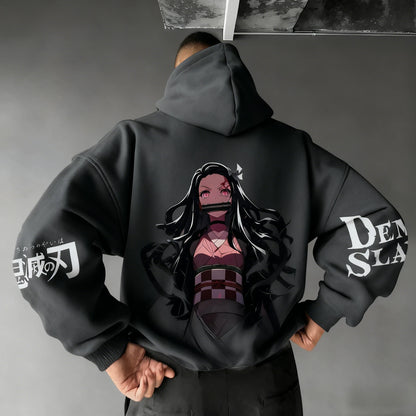 Sweat Demon Slayer Nezuko capuche
