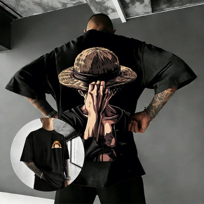 One Piece Luffy Oversized Anime T-Shirt