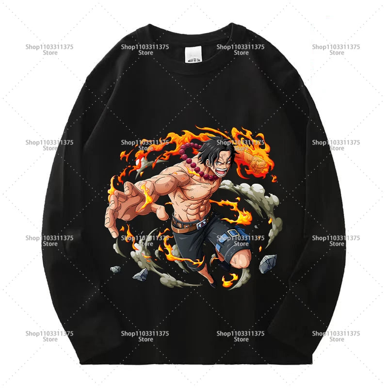 One Piece Long Sleeve T-Shirt
