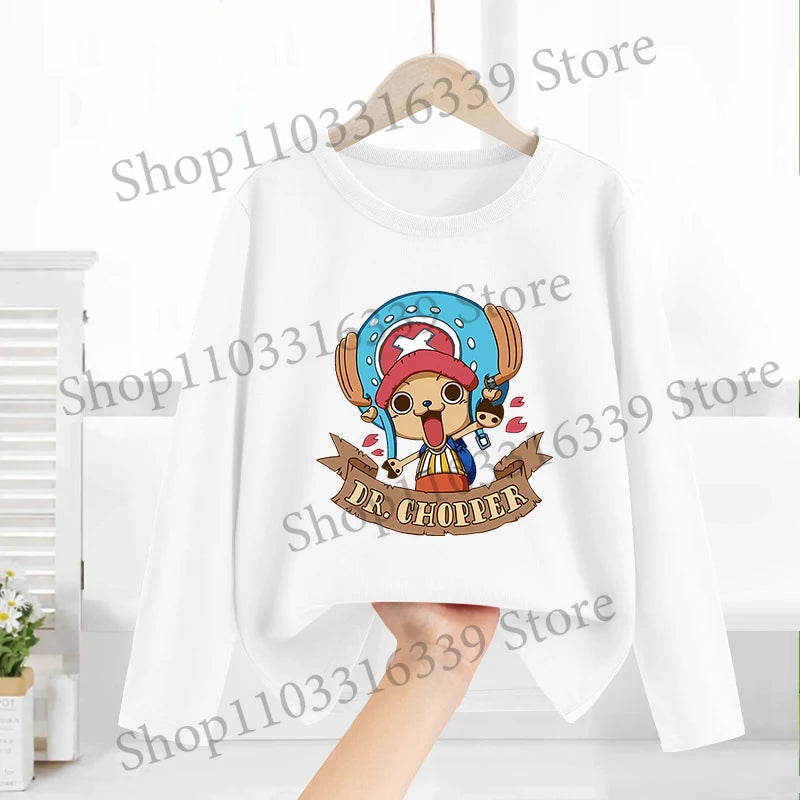 T-shirt One Piece manches longues enfant anime