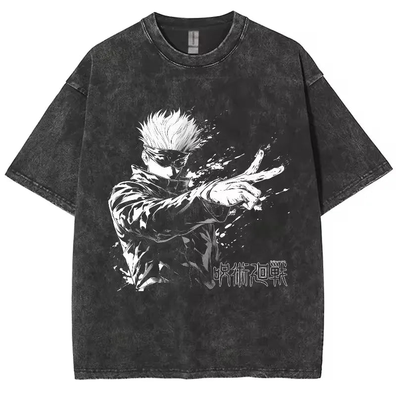 T-shirt Gojo Jujutsu Kaisen coton