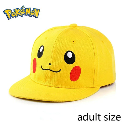 Casquette Pikachu Pokémon réglable flanelle unisexe