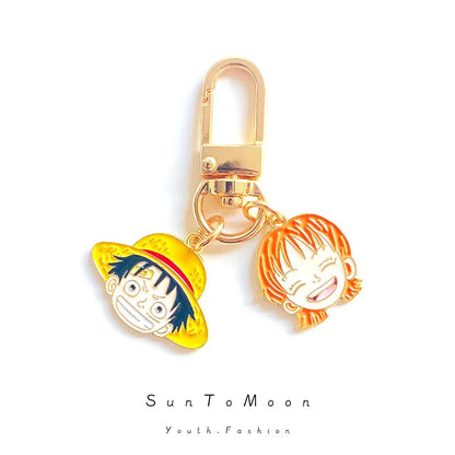 Porte-clés One Piece Luffy Nami