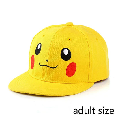 Casquette Pikachu Pokémon réglable flanelle unisexe