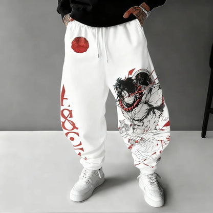 One Piece Ace Anime Sweatpants