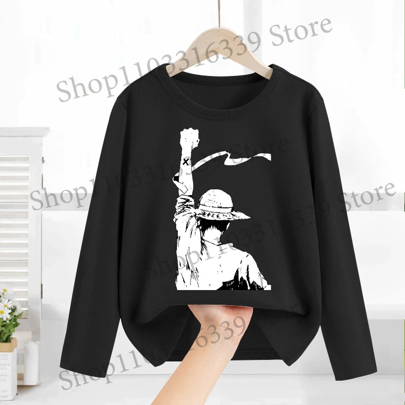 T-shirt One Piece manches longues enfant anime