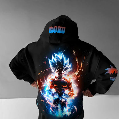 Sweat Goku Vegeta Saiyan capuche