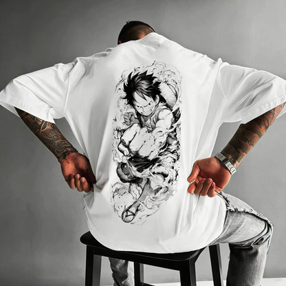 T-shirt One Piece Zoro Luffy enfant manches