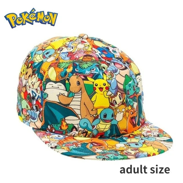 Casquette Pikachu Pokémon réglable flanelle unisexe