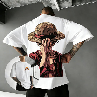 One Piece Luffy Oversized Anime T-Shirt