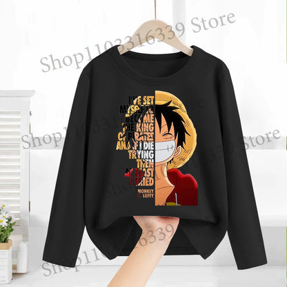 T-shirt One Piece manches longues enfant anime