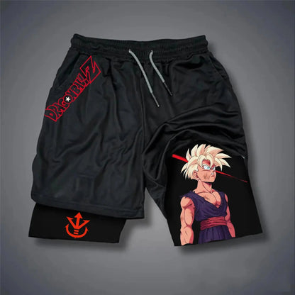 Dragon Ball Men Running Shorts