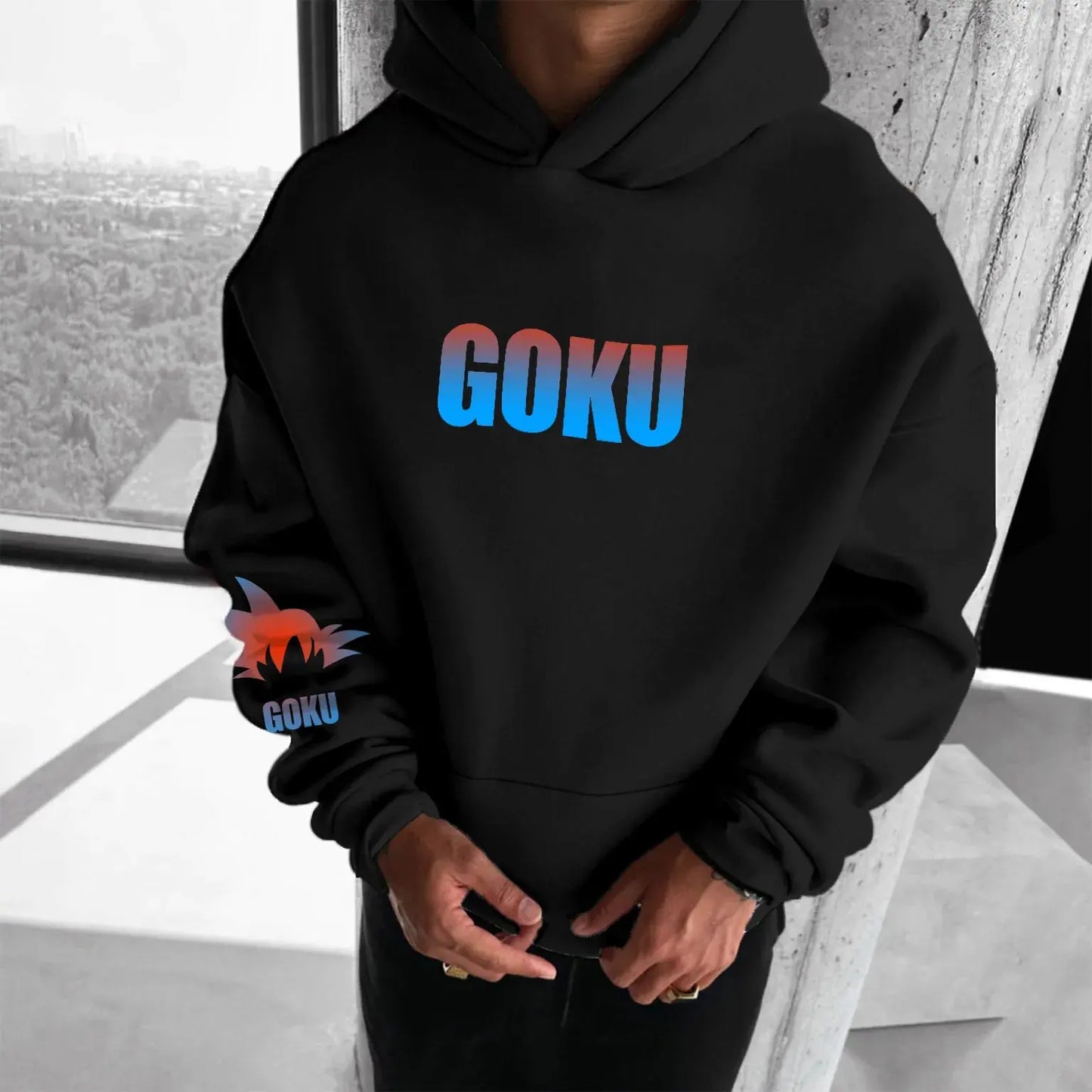 Sweat Goku Vegeta Saiyan capuche