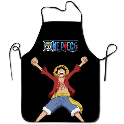 Tablier One Piece Luffy cuisine unisexe imprimé