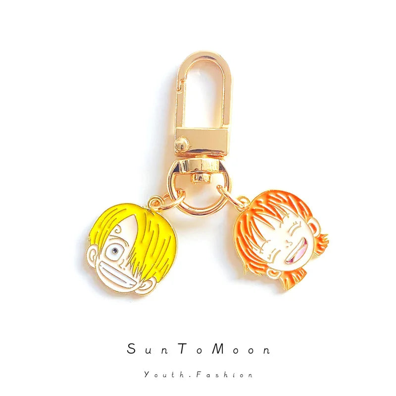 Porte-clés One Piece Luffy Nami