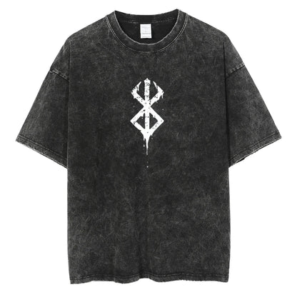 Berserk Anime Vintage Washed T-Shirt
