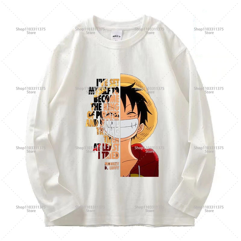 One Piece Long Sleeve T-Shirt