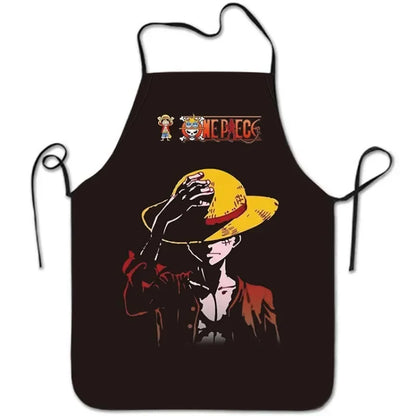 Tablier One Piece Luffy cuisine unisexe imprimé
