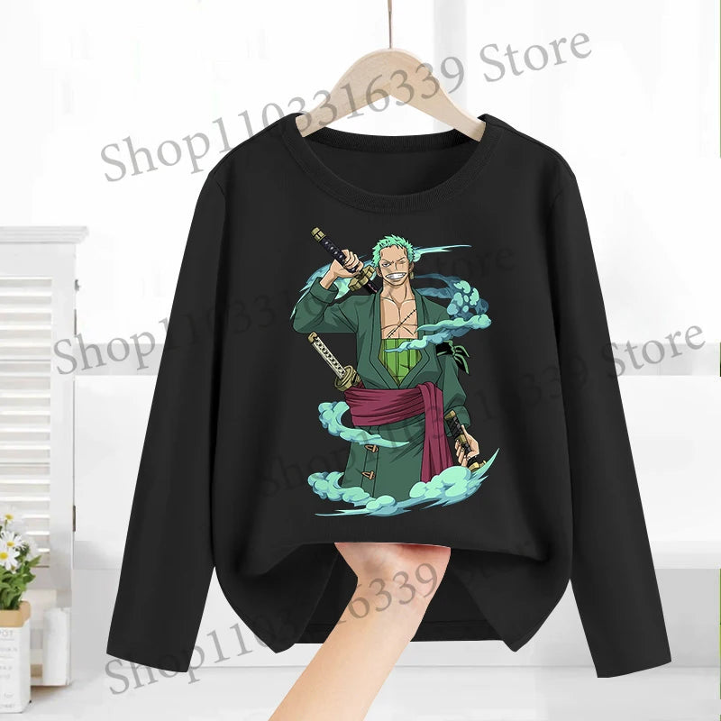 T-shirt One Piece manches longues enfant anime