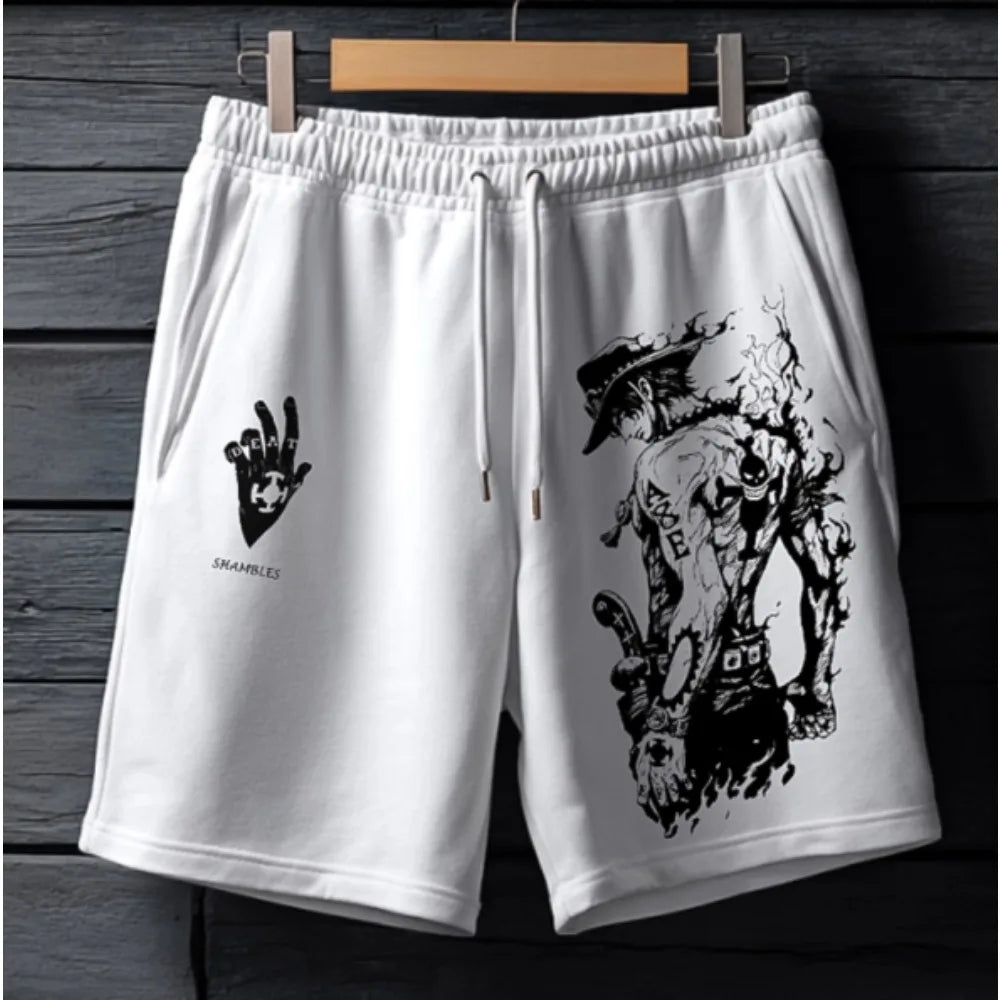 Short One Piece Luffy Zoro respirant