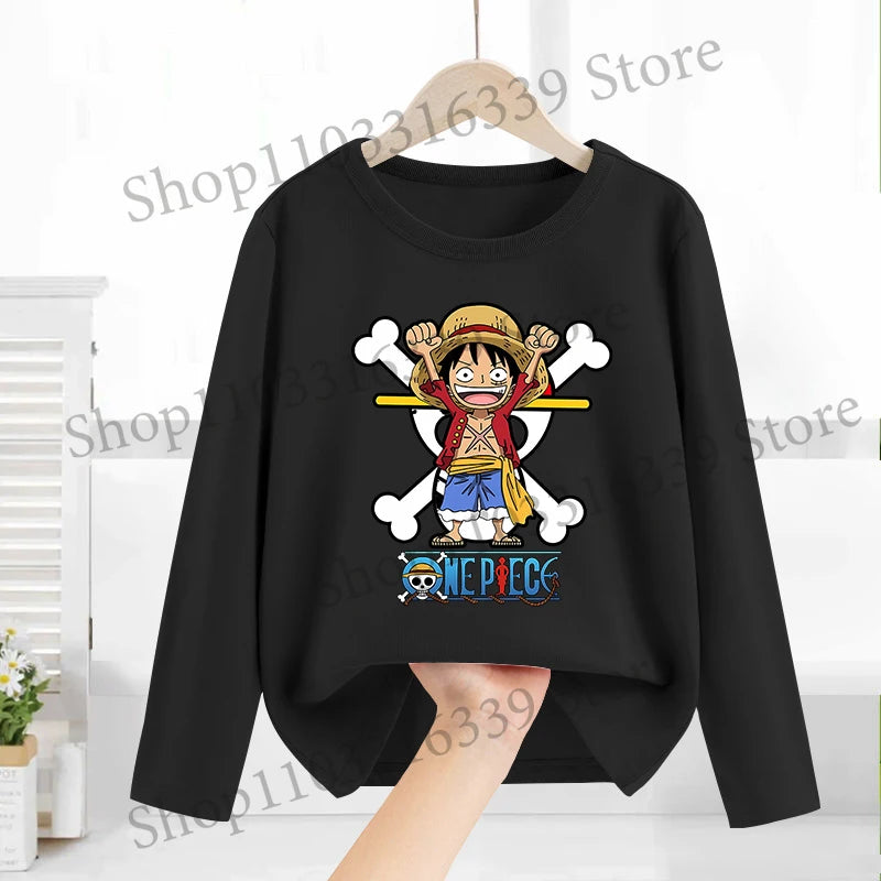 T-shirt One Piece manches longues enfant anime