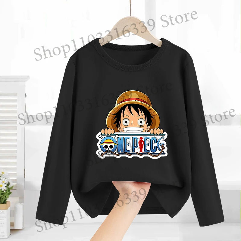T-shirt One Piece manches longues enfant anime