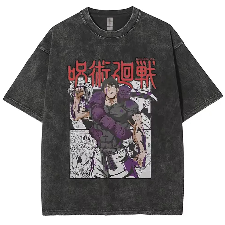 T-shirt Gojo Jujutsu Kaisen coton