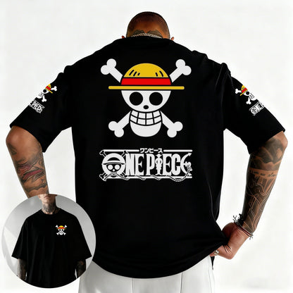 T-shirt One Piece Zoro Luffy enfant manches